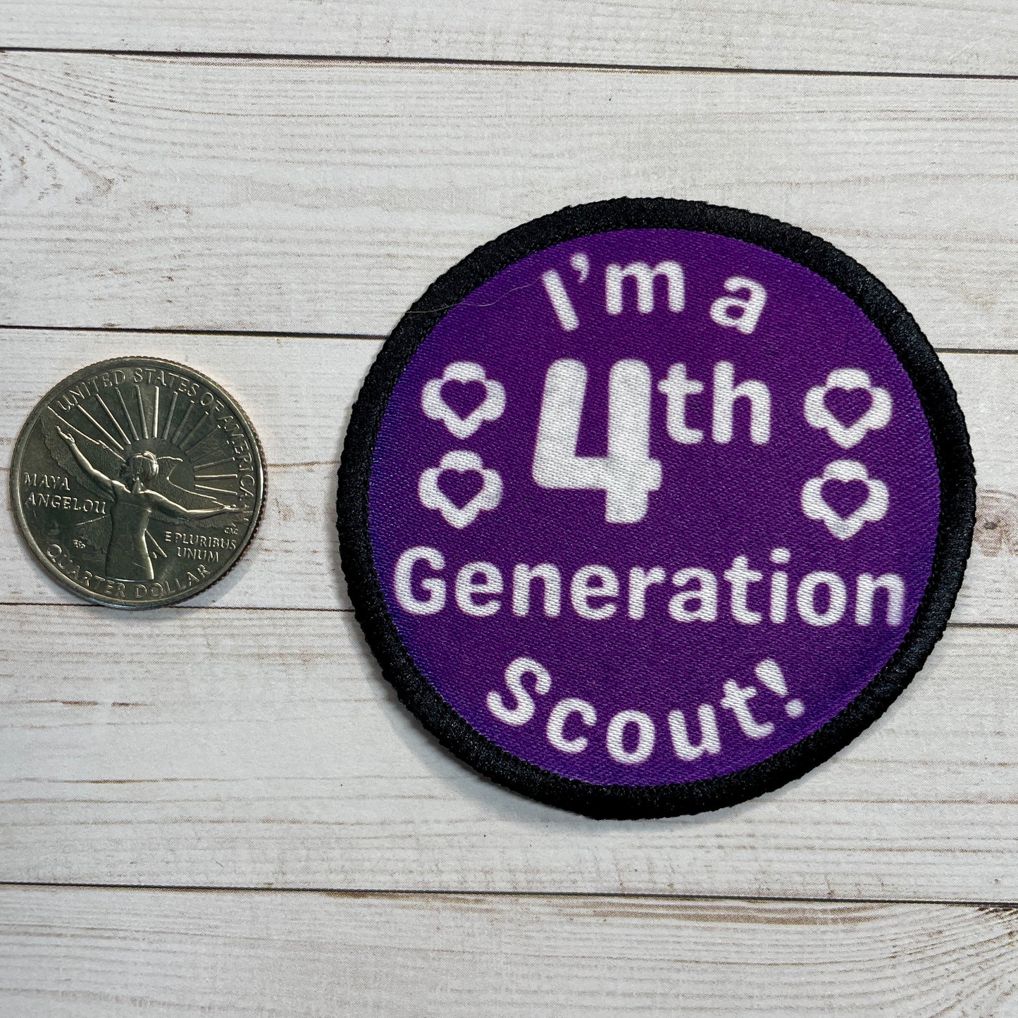 Generational Scout or Leader 2.57" Iron-on Fun Patch | 2nd Generation | 3rd Generation | 4th Generation | 5th Generation