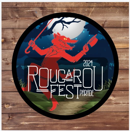 Rougarou Fest Parade 2.57" Iron-on Fun Patch