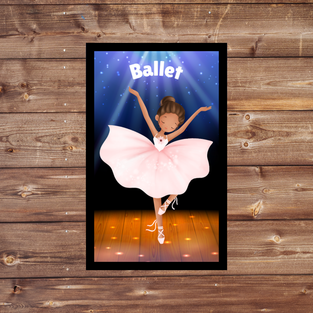 Ballet Dancer 5x8cm Iron-on Fun Patch
