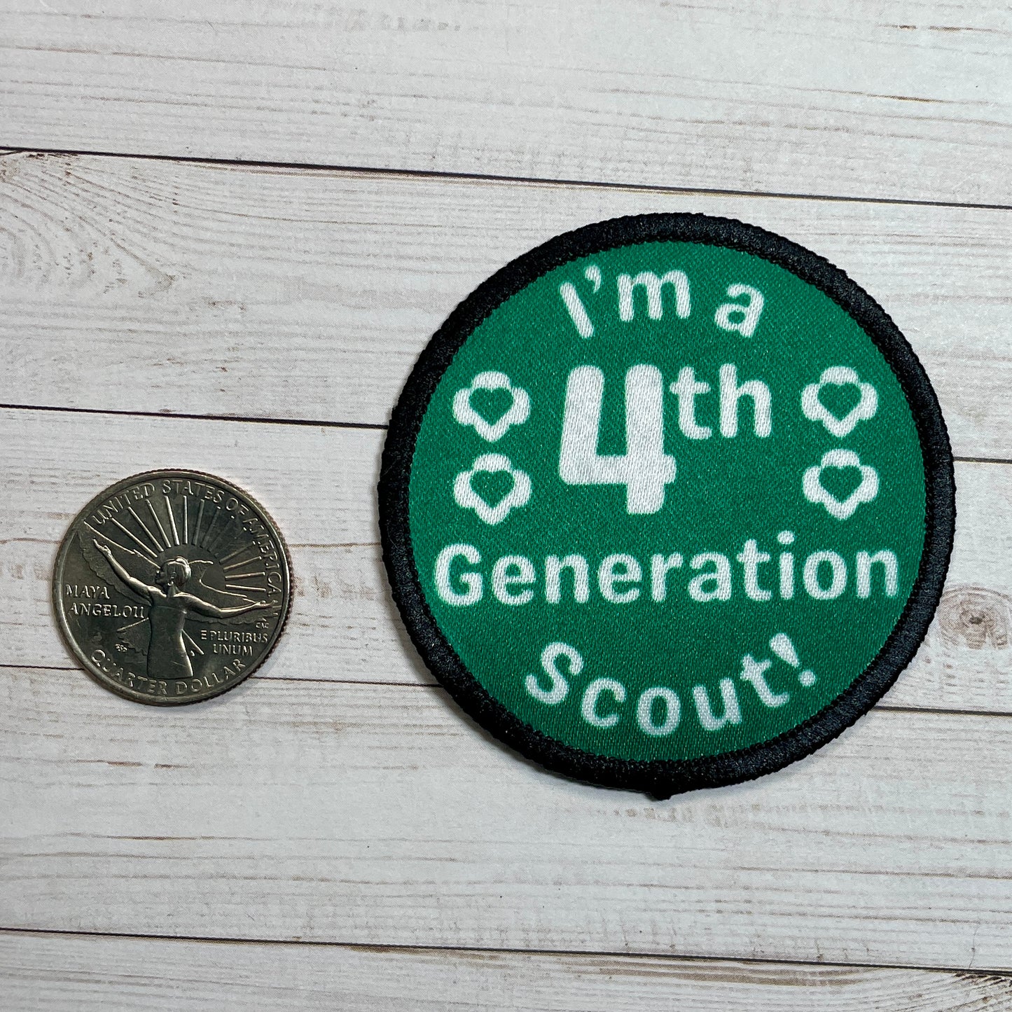Generational Scout or Leader 2.57" Iron-on Fun Patch | 2nd Generation | 3rd Generation | 4th Generation | 5th Generation