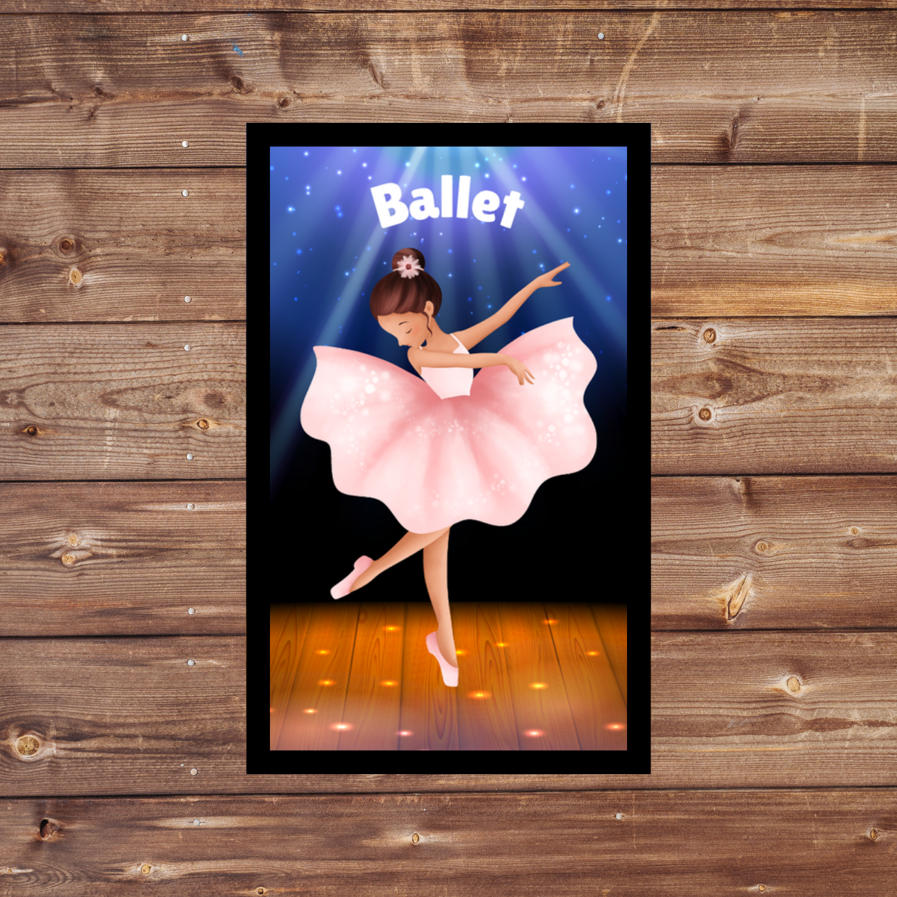 Ballet Dancer 5x8cm Iron-on Fun Patch