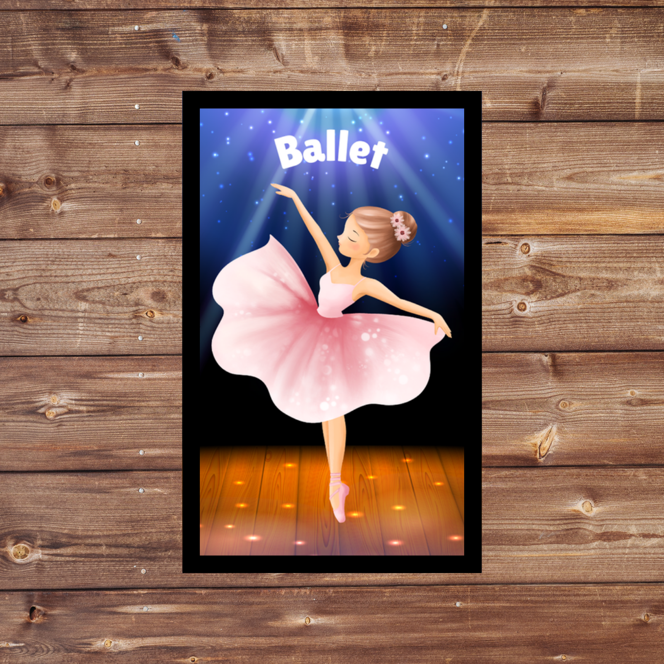 Ballet Dancer 5x8cm Iron-on Fun Patch