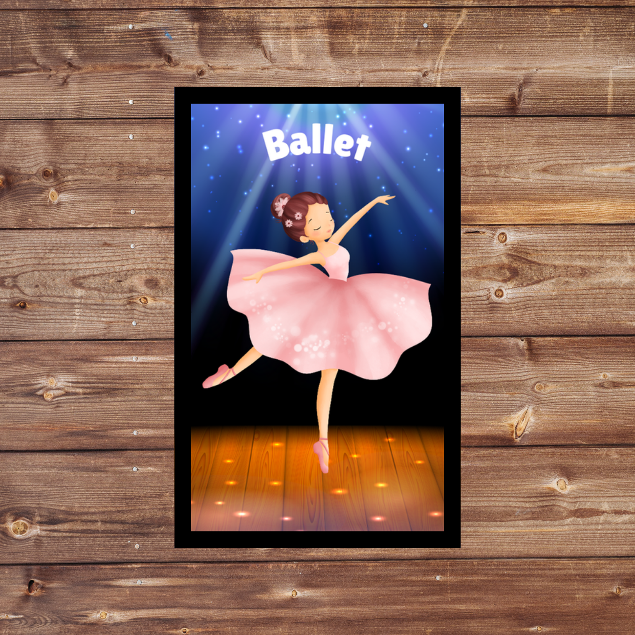 Ballet Dancer 5x8cm Iron-on Fun Patch