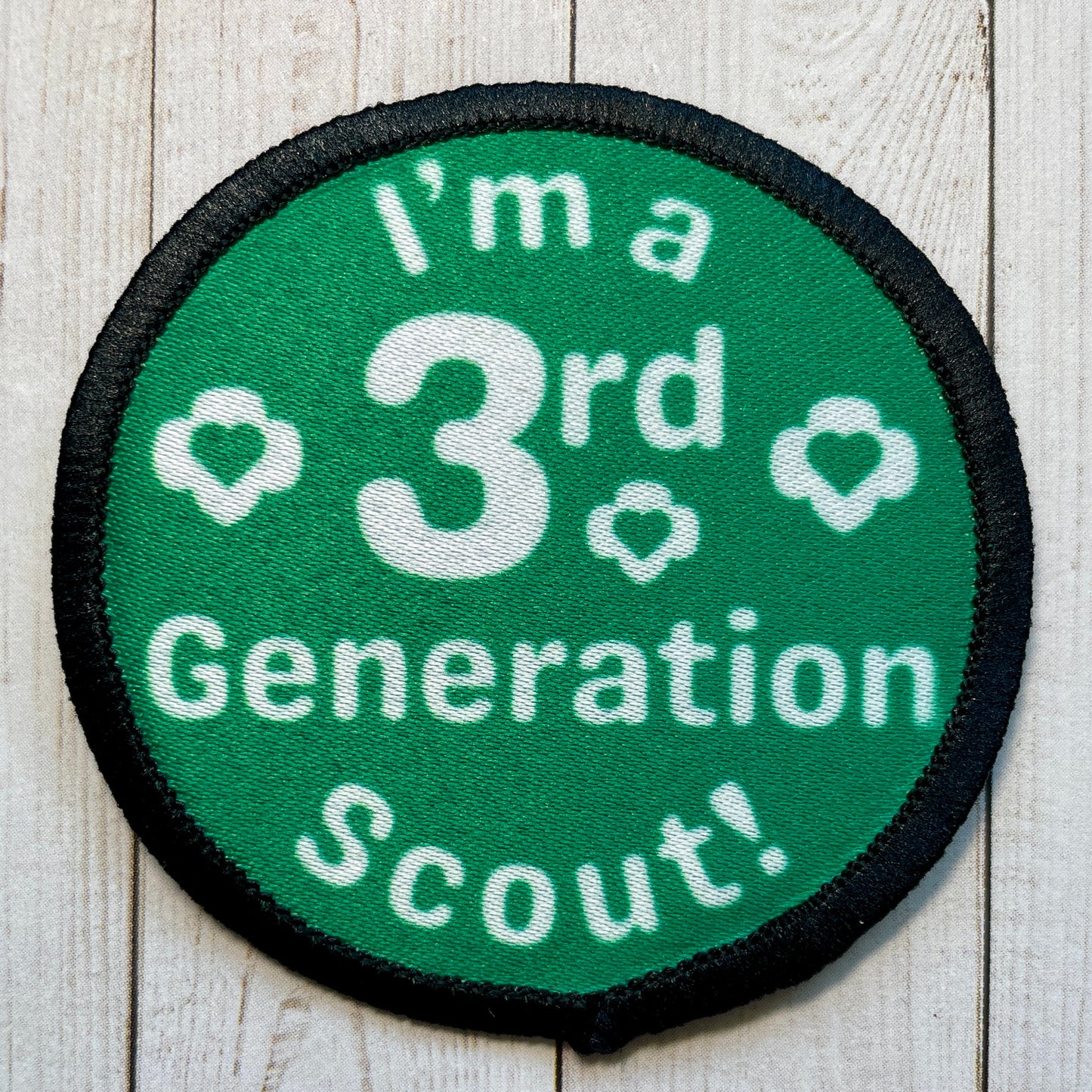 Generational Scout or Leader 2.57" Iron-on Fun Patch | 2nd Generation | 3rd Generation | 4th Generation | 5th Generation