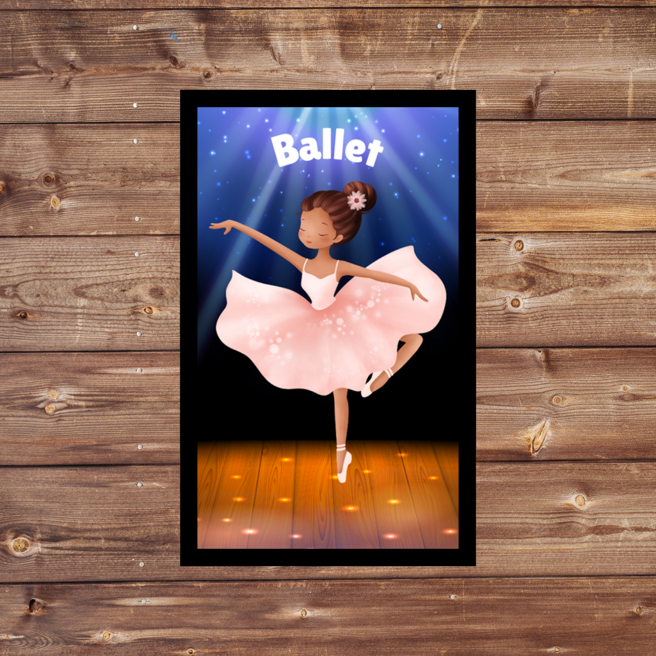 Ballet Dancer 5x8cm Iron-on Fun Patch