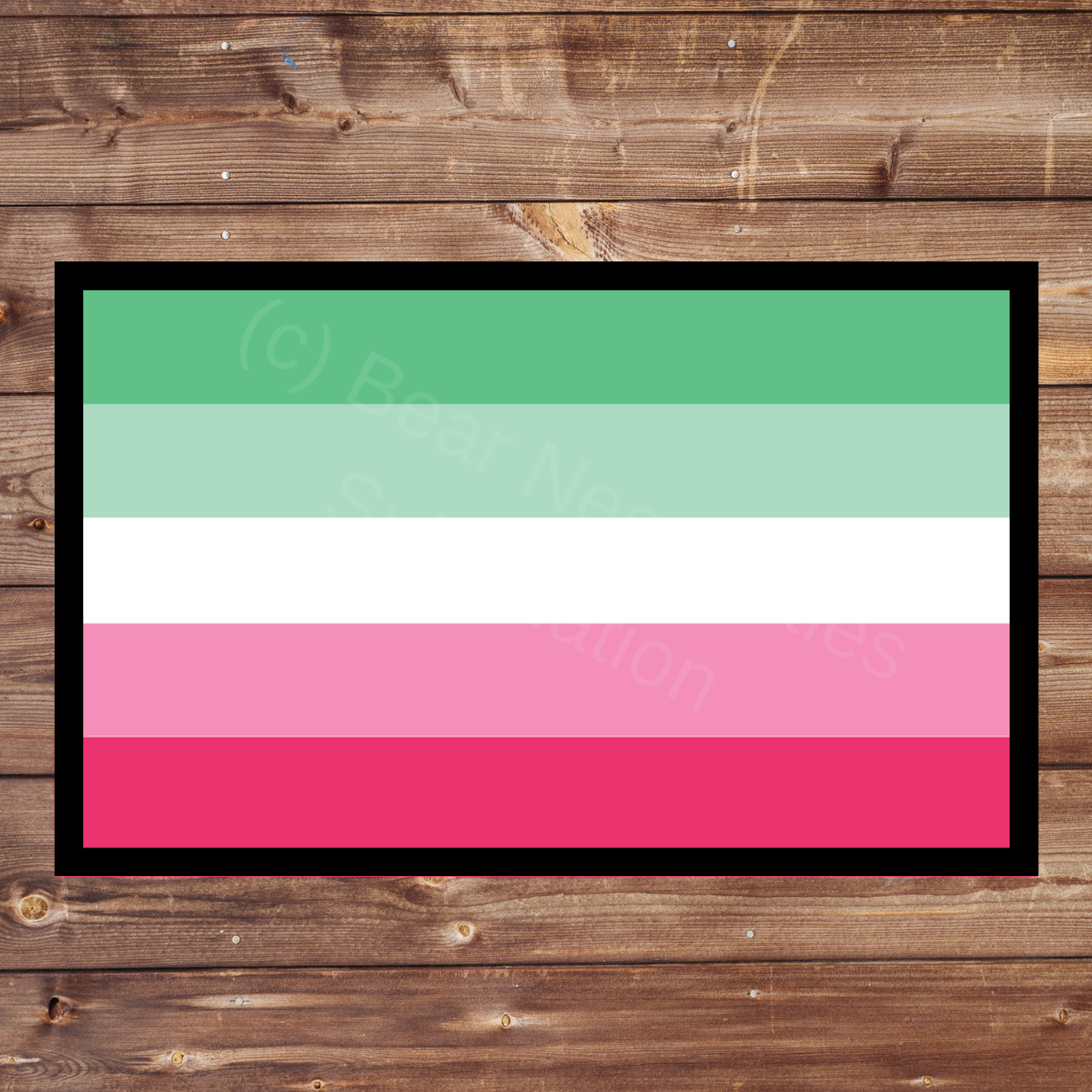 Abrosexual Pride Flag 8x5cm Iron-on Patch | The Trevor Project $1 Donation