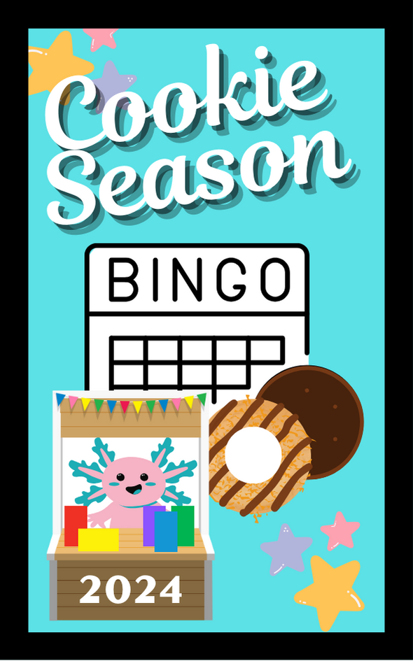 Cookie Season Bingo | 5x8cm Iron-on Fun Patch