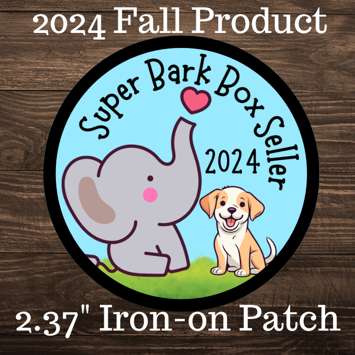 Super Bark Box Seller 2024 Fall Product 2.57" Iron-on Fun Patch