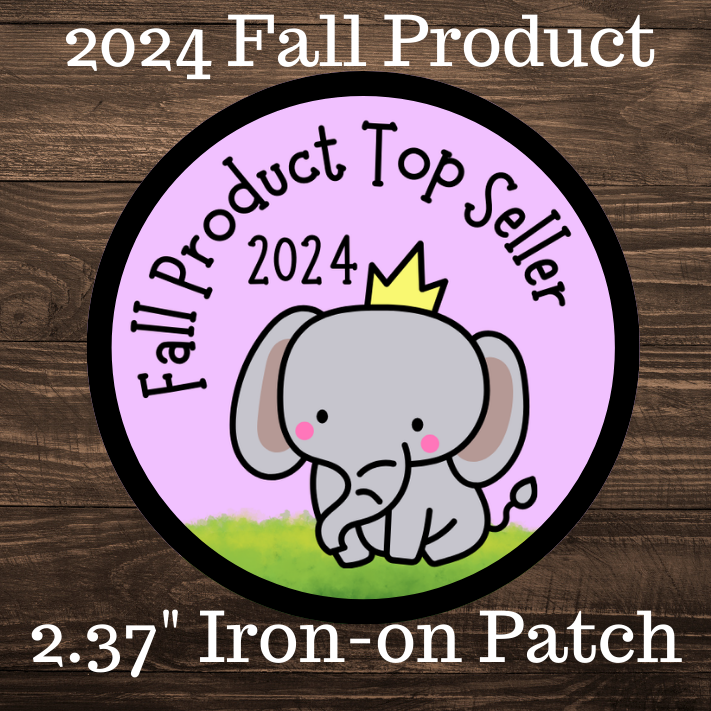 Fall Product Top Seller 2024 2.57" Iron-On Fun Patch