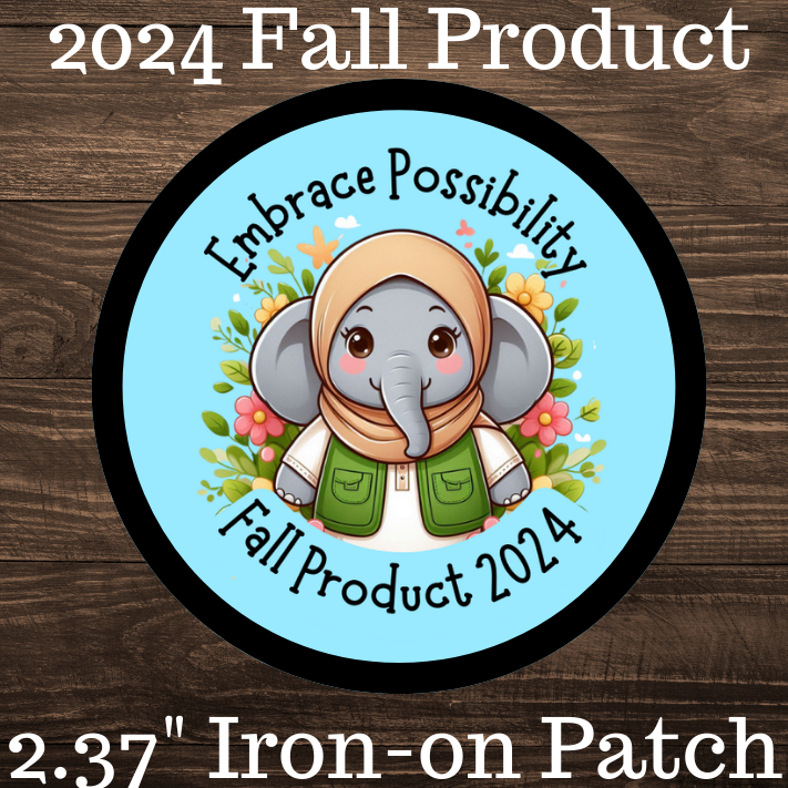 2024 Fall Product Embrace Possibility Inclusive Theme Patch 2.57" Iron-on Fun Patch