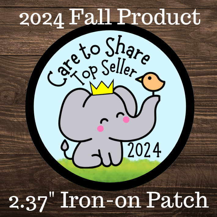 2024 Fall Product Care to Share 2.57" Iron-on Fun Patch