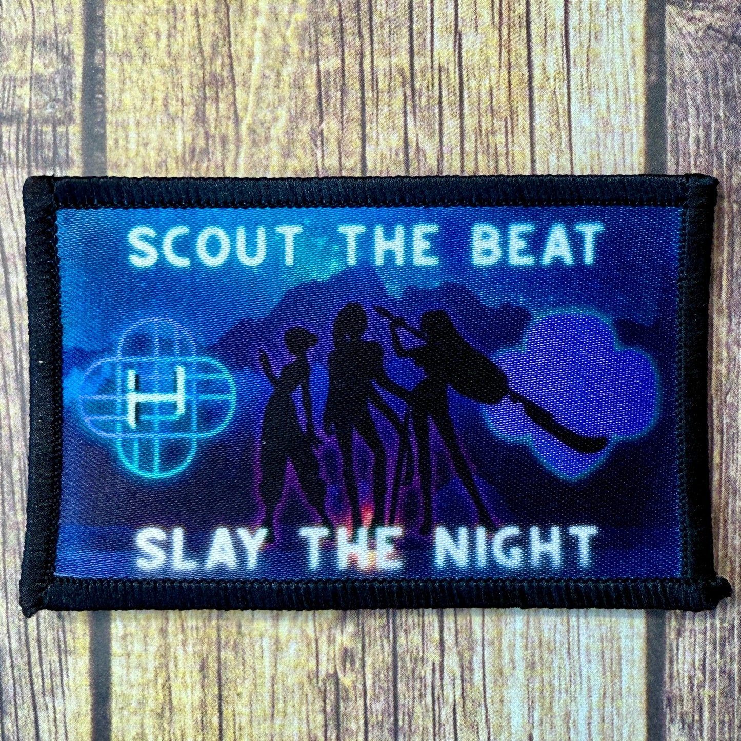 Scout the Beat Slay the Night K-Pop Demon Hunters x Scouts Crossover 8x5cm Iron-on Patch