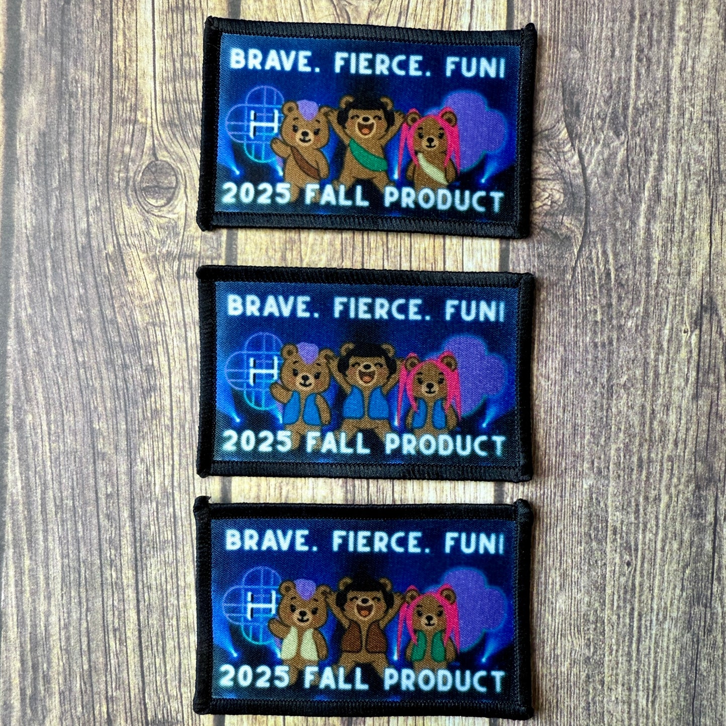 Brave. Fierce. Fun! 2025 Fall Product x K-Pop Demon Hunters Customizable Crossover 8x5cm Iron-on Patch