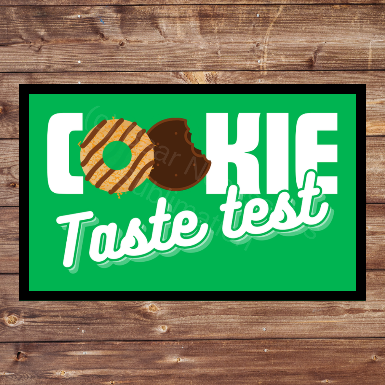 Cookie Taste Test | 8x5cm Iron-on Fun Patch