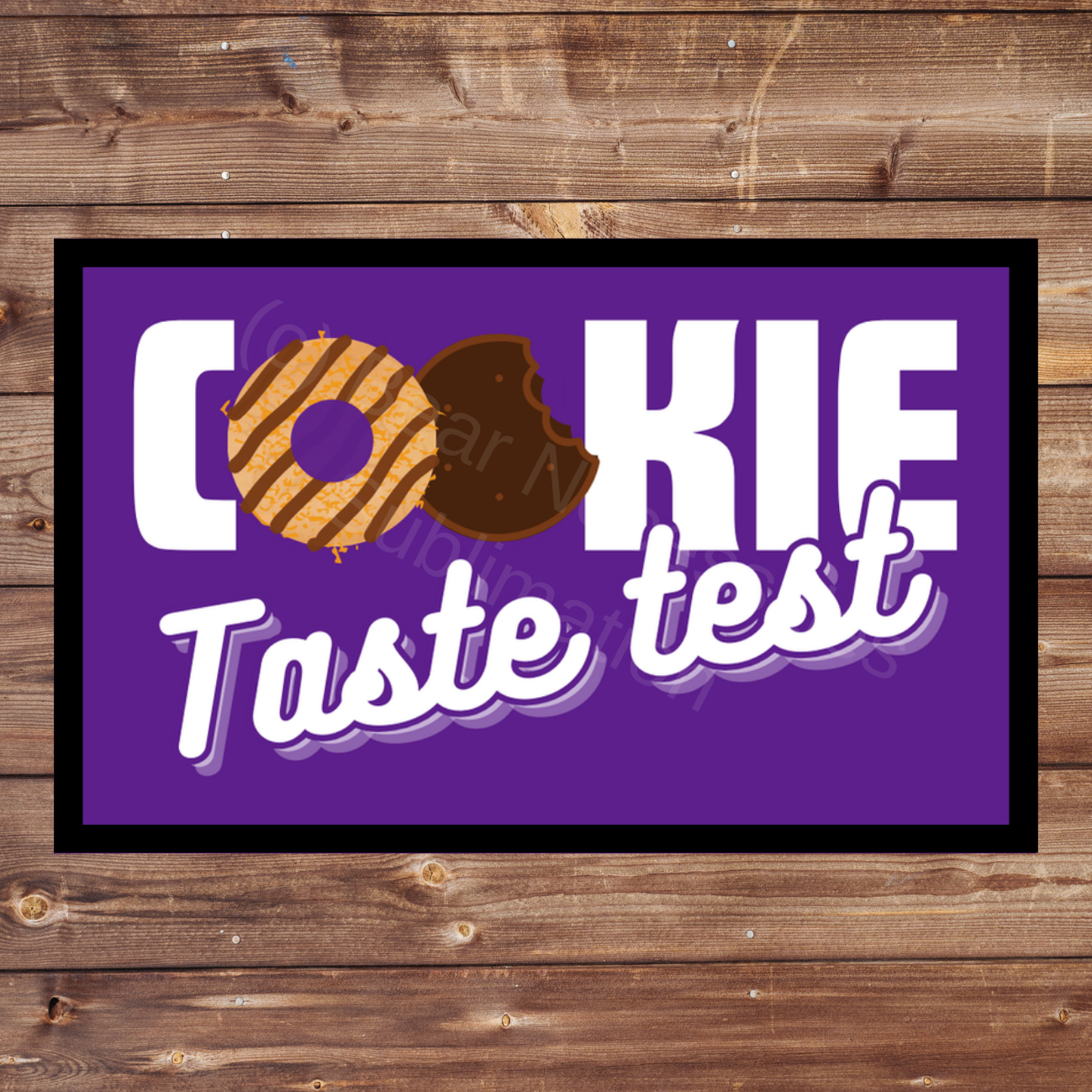 Cookie Taste Test | 8x5cm Iron-on Fun Patch