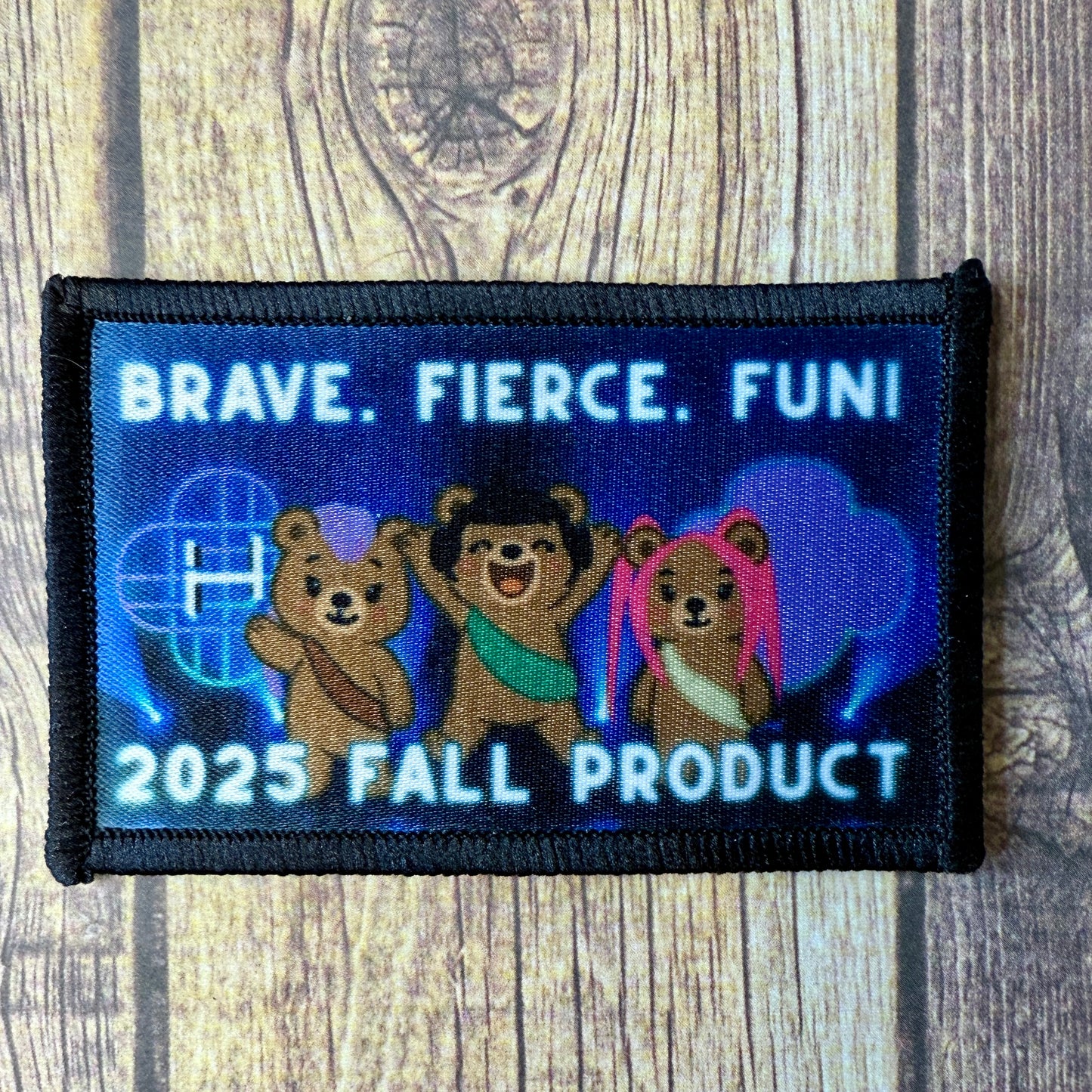 Brave. Fierce. Fun! 2025 Fall Product x K-Pop Demon Hunters Customizable Crossover 8x5cm Iron-on Patch
