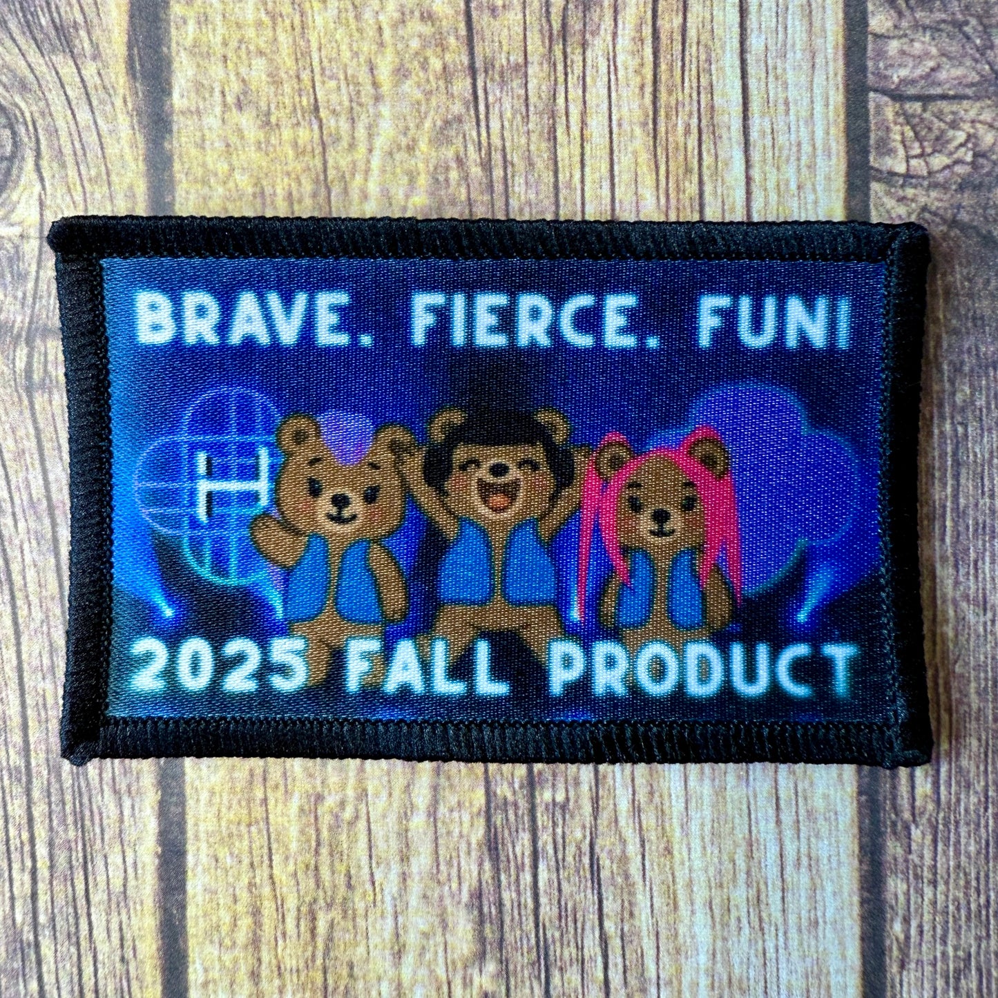 Brave. Fierce. Fun! 2025 Fall Product x K-Pop Demon Hunters Customizable Crossover 8x5cm Iron-on Patch