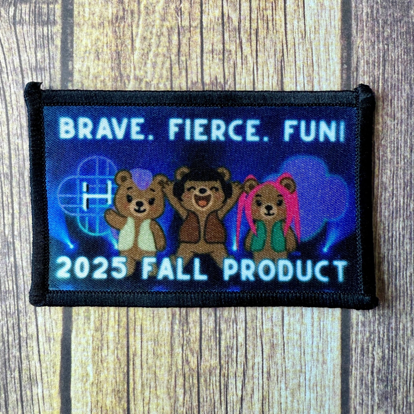 Brave. Fierce. Fun! 2025 Fall Product x K-Pop Demon Hunters Customizable Crossover 8x5cm Iron-on Patch