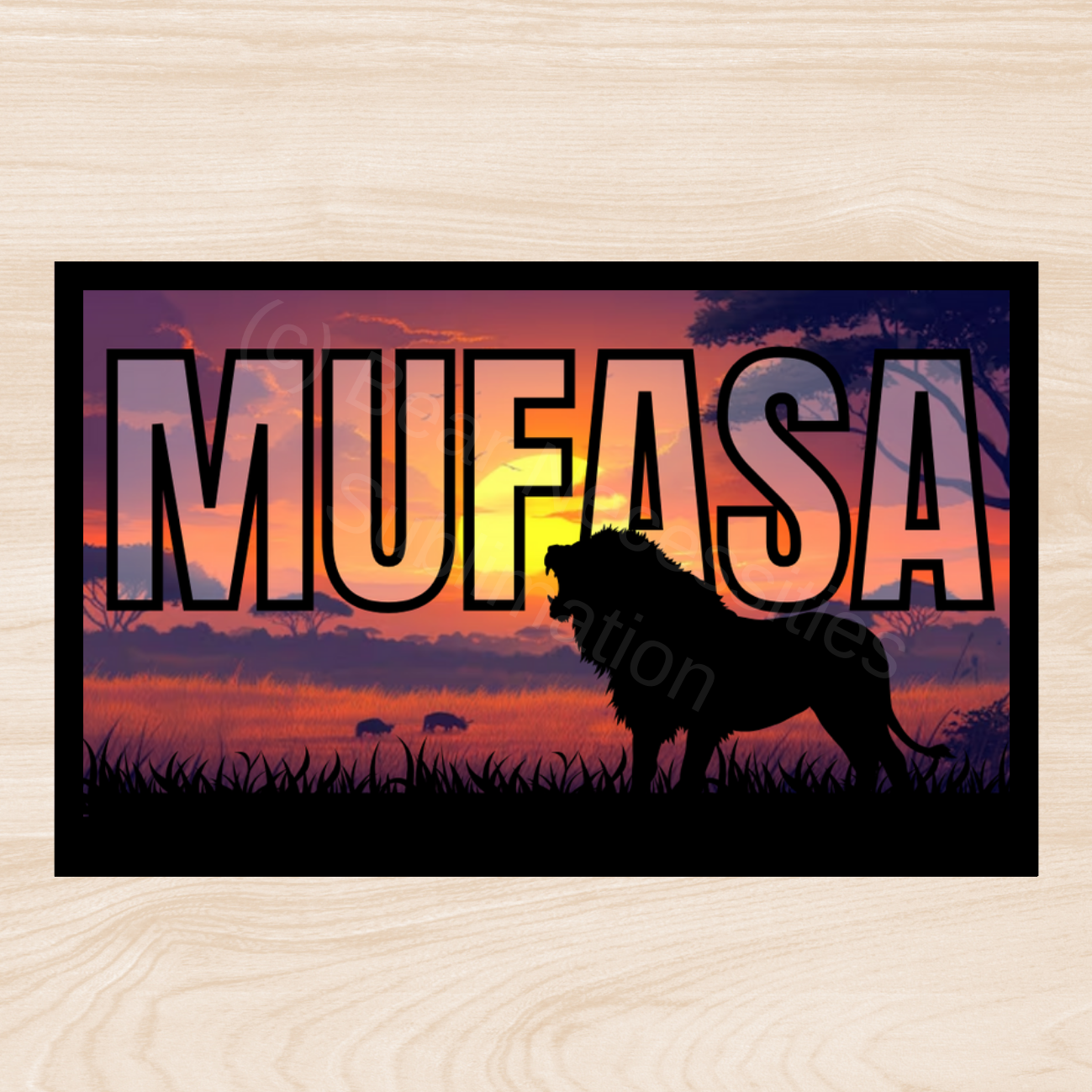 Mufasa | Movie | 5x8cm Iron-on Patch