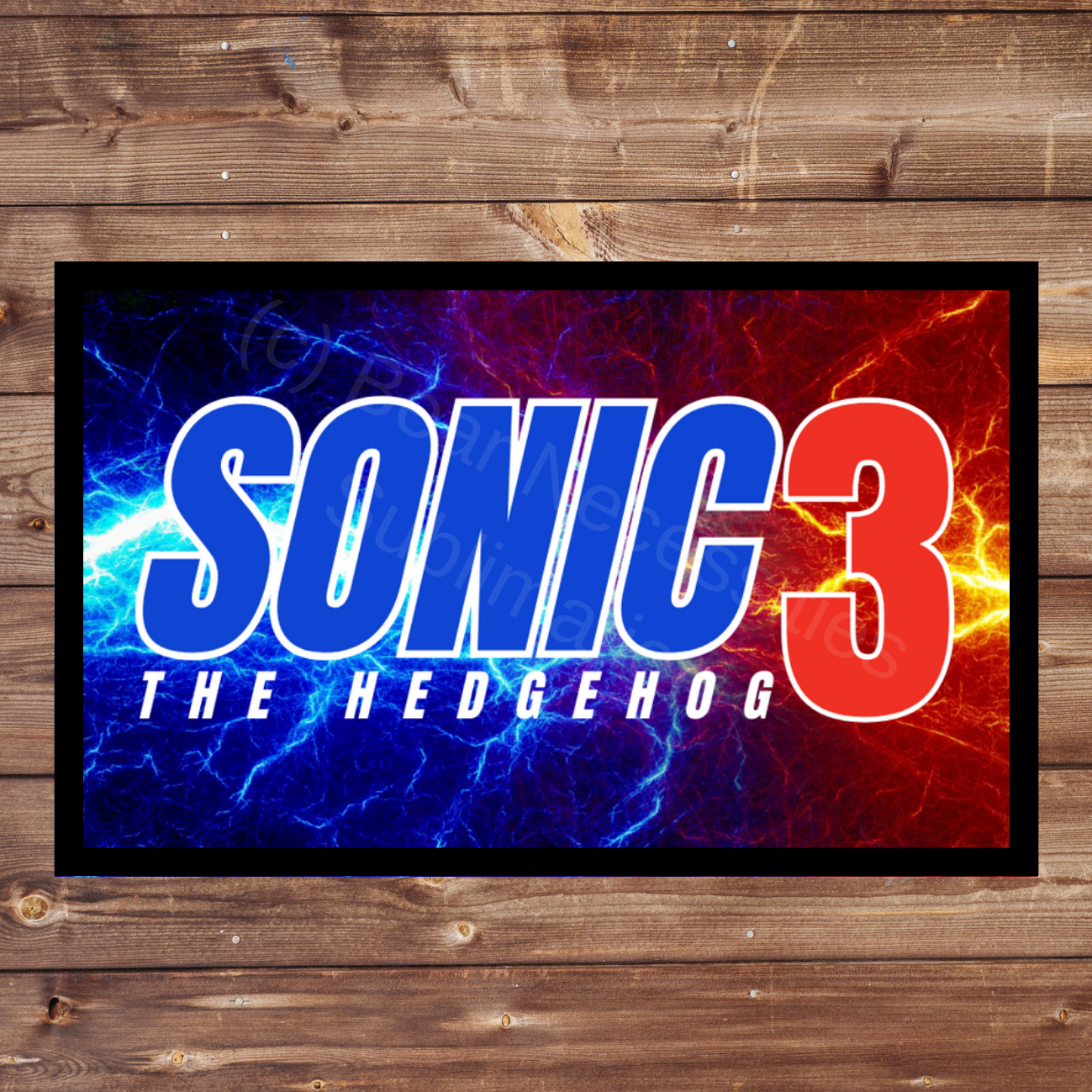 Sonic 3 | Movie | 5x8cm Iron-on Patch