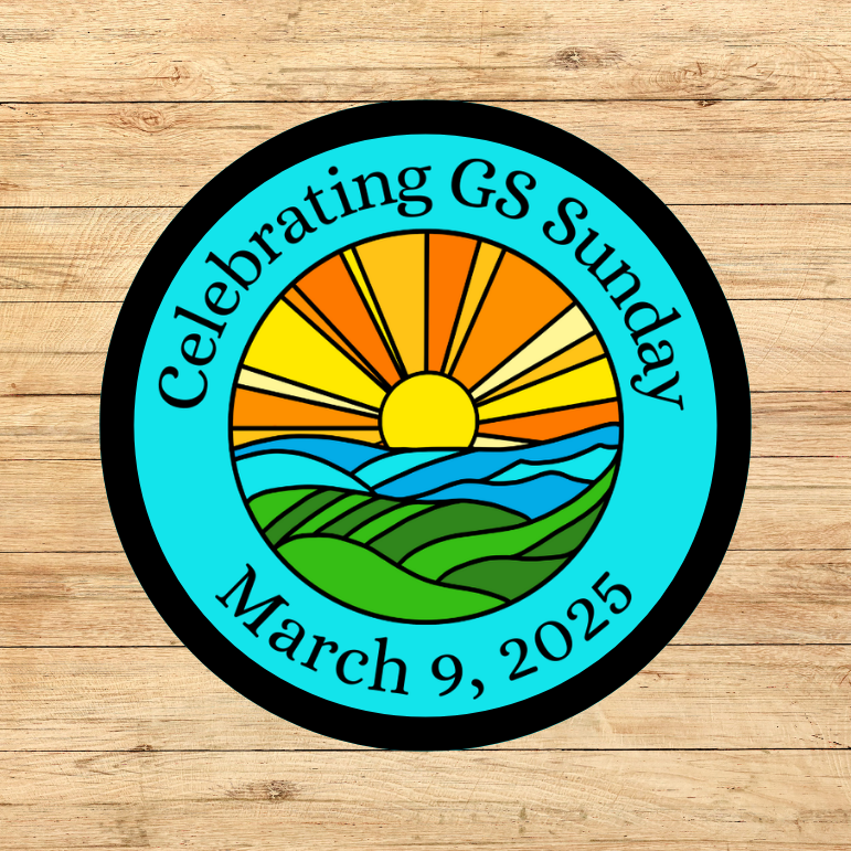Celebrating GS Sunday 2025 2.57" Iron-on Fun Patch