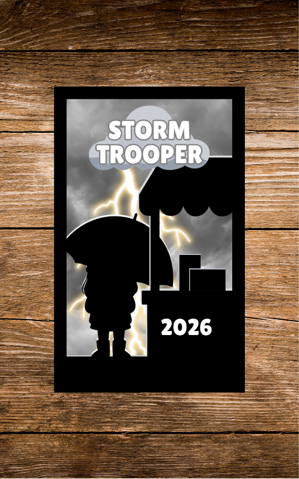 Storm Trooper 5x8cm Iron-on Patch