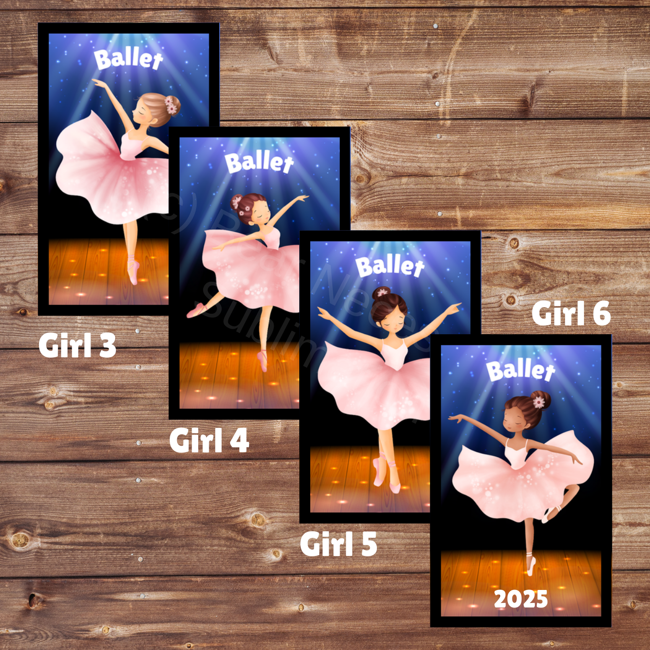 Ballet Dancer 5x8cm Iron-on Fun Patch