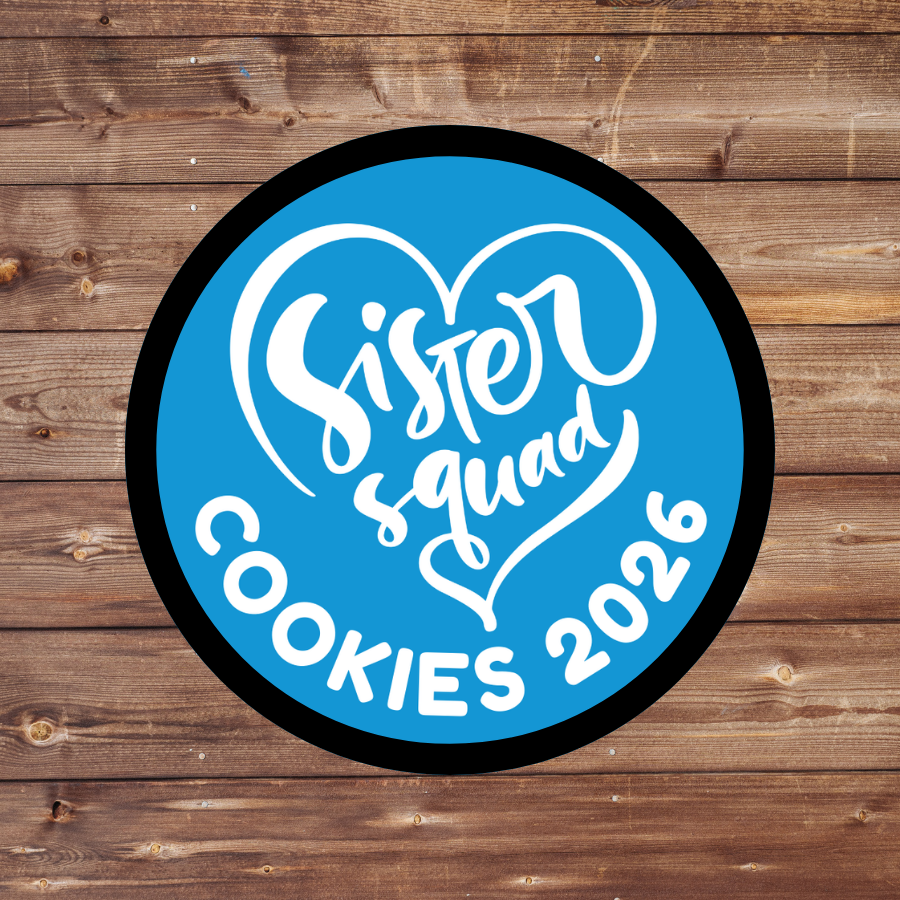 Sister Squad Besties Cousins Crew Cookies 2026 Customizable 2.57" Iron-on Fun Patch