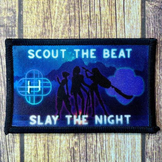 Scout the Beat Slay the Night K-Pop Demon Hunters x Scouts Crossover 8x5cm Iron-on Patch