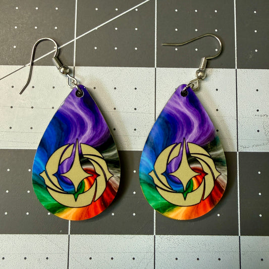 Ink Swirl Lore Earrings