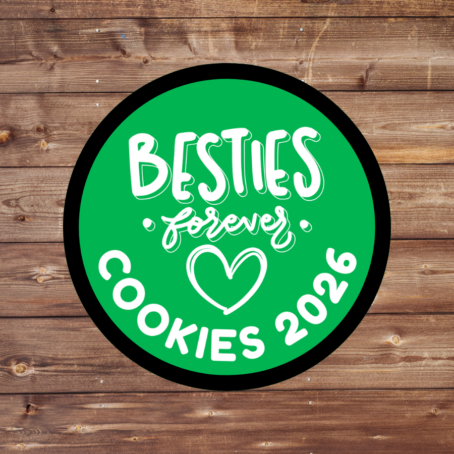 Sister Squad Besties Cousins Crew Cookies 2026 Customizable 2.57" Iron-on Fun Patch