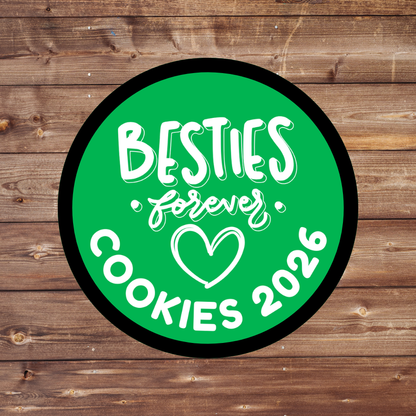 Sister Squad Besties Cousins Crew Cookies 2026 Customizable 2.57" Iron-on Fun Patch