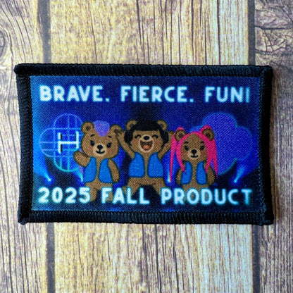 Brave. Fierce. Fun! 2025 Fall Product x K-Pop Demon Hunters Customizable Crossover 8x5cm Iron-on Patch