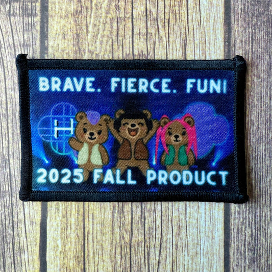 Brave. Fierce. Fun! 2025 Fall Product x K-Pop Demon Hunters Customizable Crossover 8x5cm Iron-on Patch
