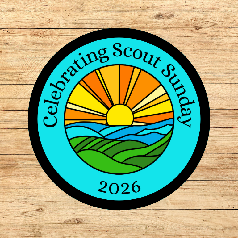 Celebrating Scout Sunday 2.57" Iron-on Fun Patch