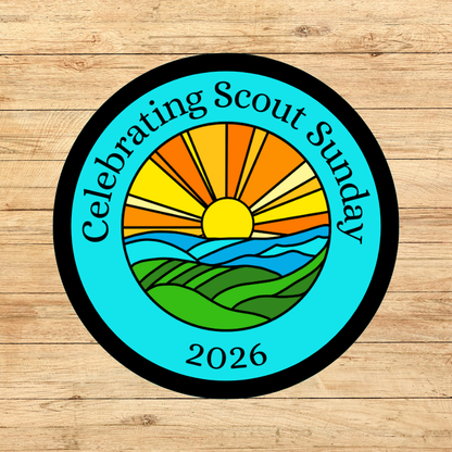 Celebrating Scout Sunday 2.57" Iron-on Fun Patch