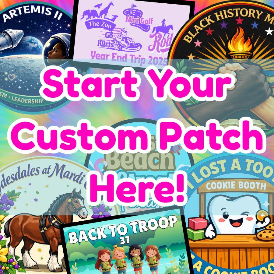 Start Your Custom Patch | Round or Rectangle | Printed