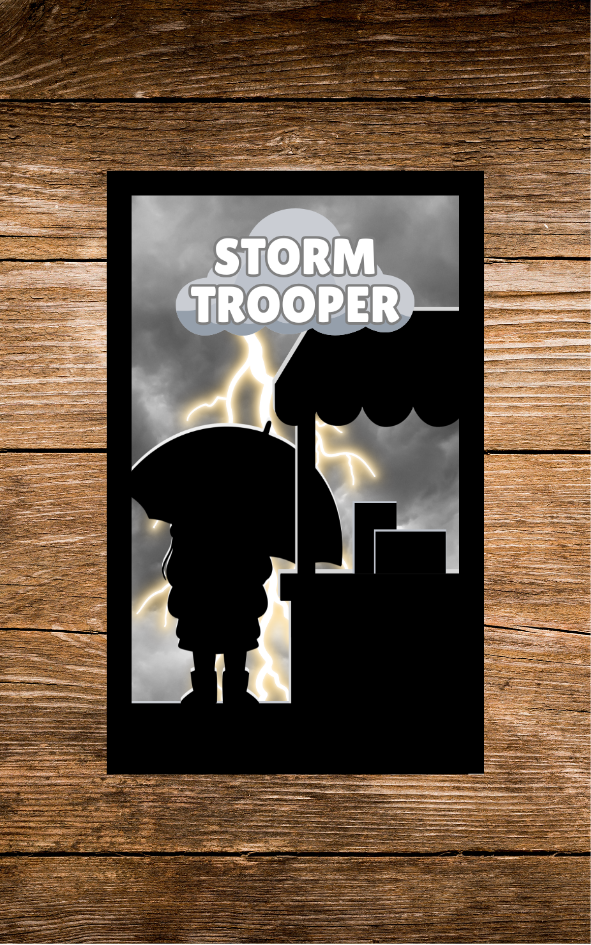 Storm Trooper 5x8cm Iron-on Patch