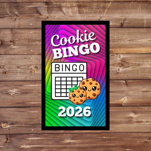 Cookie Season Bingo |  5x8cm Iron-on Fun Patch