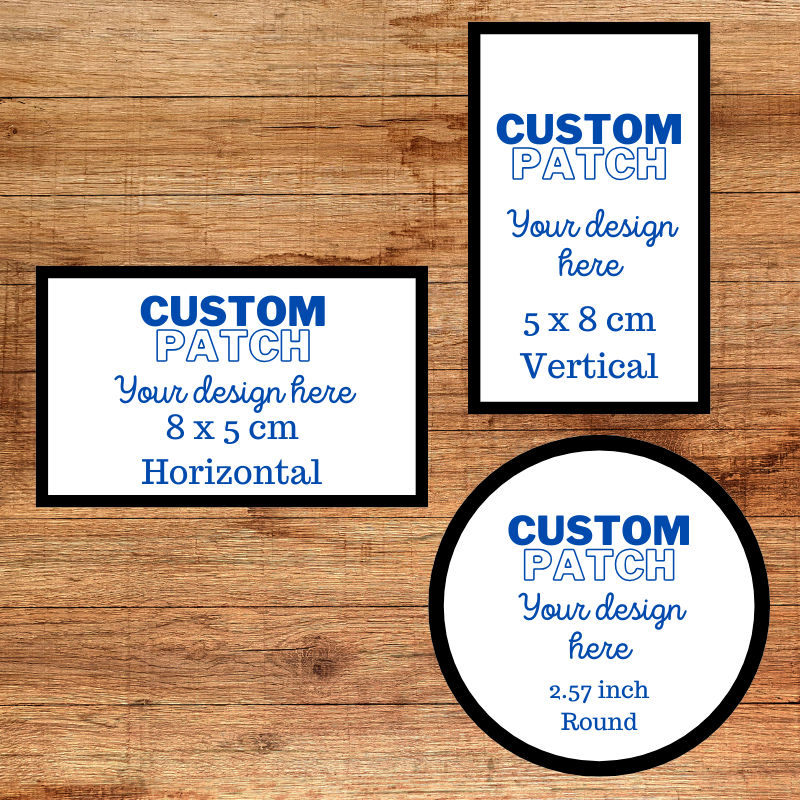 Start Your Custom Patch | Round or Rectangle | Printed
