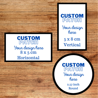 Start Your Custom Patch | Round or Rectangle | Printed